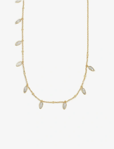 Shop Missoma Gemstone Gold-plated Vermeil Silver Necklace