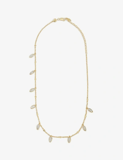 Shop Missoma Gemstone Gold-plated Vermeil Silver Necklace
