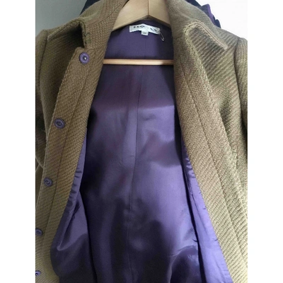 Pre-owned Hoss Intropia Camel Wool Coats