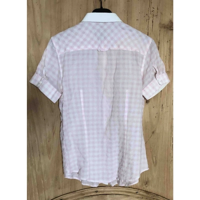 Pre-owned Gant Rugger Pink Cotton Top