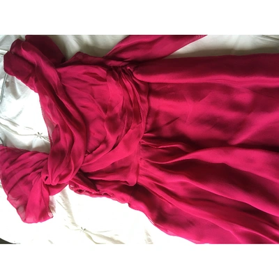 Pre-owned Alberta Ferretti Silk Mini Dress In Other