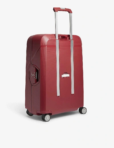 Shop Samsonite Magnum Four-wheel Suitcase 69cm In Rust Red