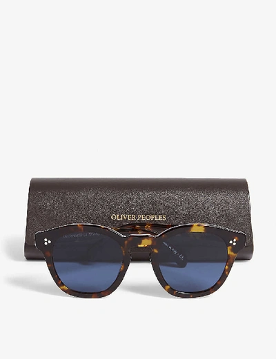 Oliver Peoples Square-frame Sunglasses In Havana