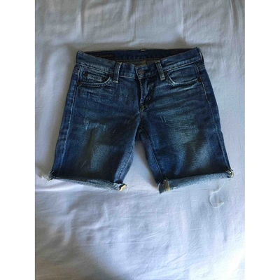 Pre-owned Citizens Of Humanity Blue Cotton Shorts