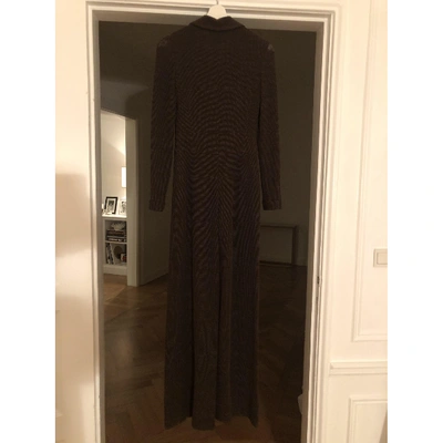 Pre-owned Chanel Brown Wool Jumpsuit