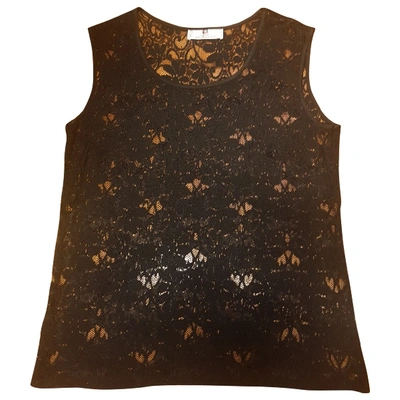 Pre-owned Givenchy Black Lace  Top