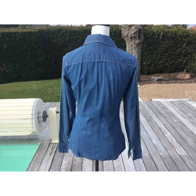 Pre-owned Tommy Hilfiger Shirt In Blue