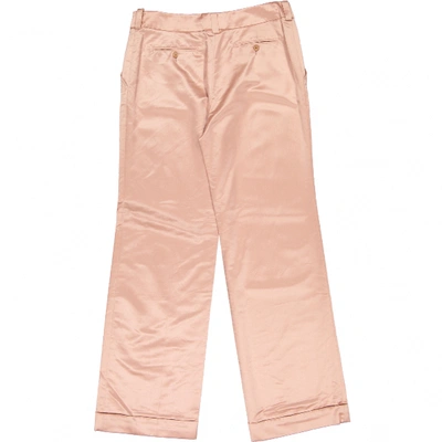 Pre-owned Dior Large Pants In Pink