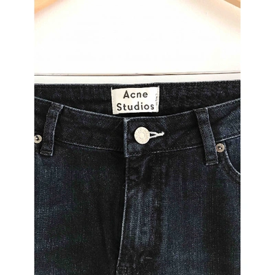 Pre-owned Acne Studios Flex Slim Jeans In Navy