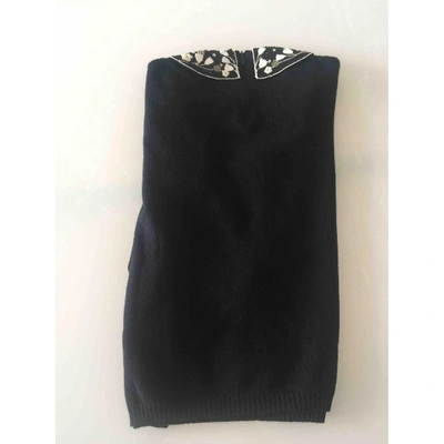 Pre-owned Valentino Wool Jumper In Black