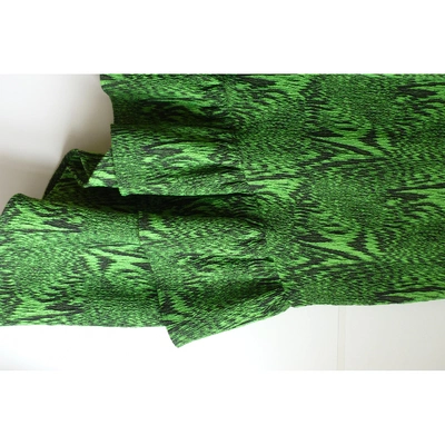 Pre-owned House Of Holland Mid-length Dress In Green
