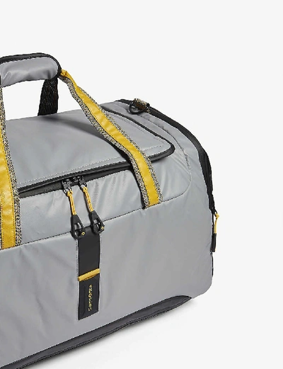 Shop Samsonite Paradiver Light Duffle Bag In Grey/yellow