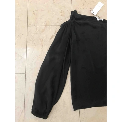 Pre-owned Elizabeth And James Black Synthetic Top