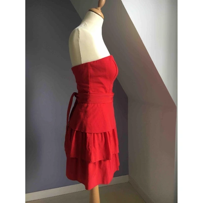 Pre-owned Maje Dress In Red