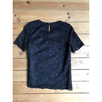 Pre-owned Edward Achour Black Synthetic Top