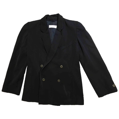 Pre-owned Gucci Wool Blazer In Black