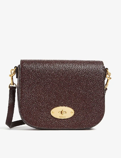 Shop Mulberry Women's Oxblood Darley Small Leather Satchel Bag