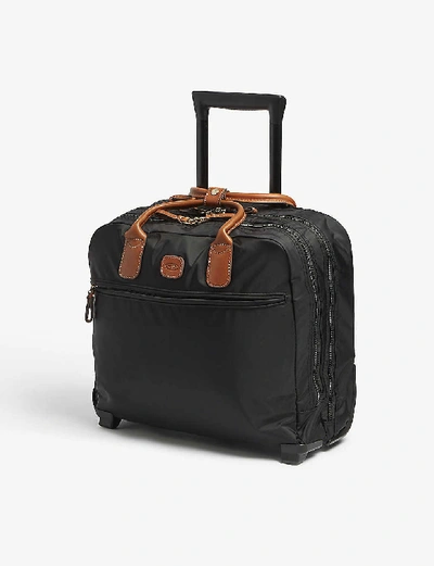 Shop Bric's Brics Black X-travel Pilot Trolley Suitcase