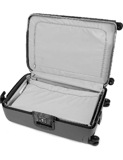 Shop Samsonite S'cure Four-wheel Spinner Suitcase 75cm In Grey