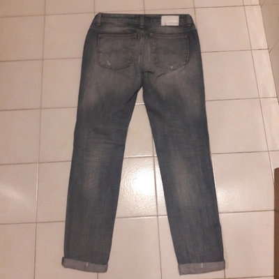 Pre-owned Trussardi Slim Jeans In Blue