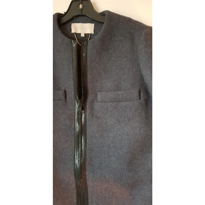 Pre-owned Vanessa Bruno Anthracite Wool Coat
