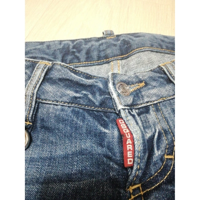 Pre-owned Dsquared2 Straight Jeans In Blue