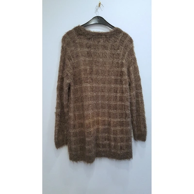 Pre-owned Ganni Jumper In Khaki