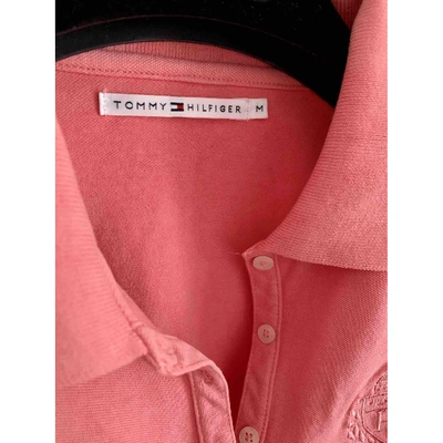 Pre-owned Tommy Hilfiger Pink Cotton Top
