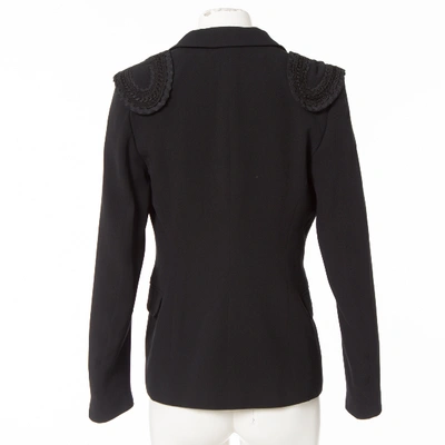 Pre-owned Emanuel Ungaro Silk Short Vest In Black
