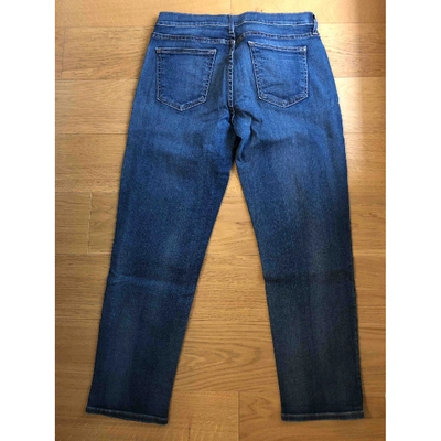 Pre-owned Koral Blue Cotton - Elasthane Jeans