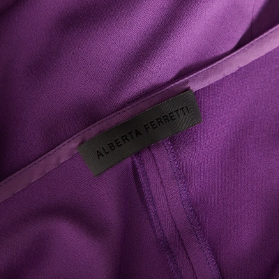 Pre-owned Alberta Ferretti Maxi Dress In Purple