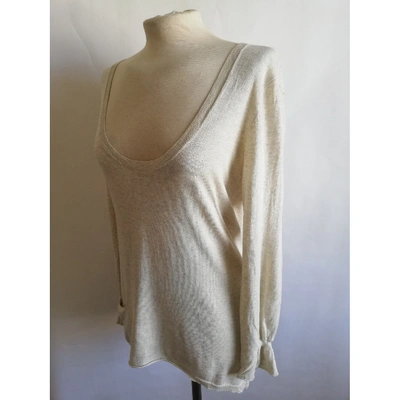 Pre-owned Zadig & Voltaire Grey Silk Knitwear