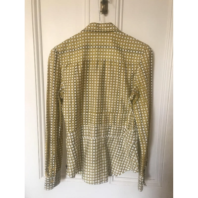 Pre-owned Paul Smith Yellow Cotton  Top