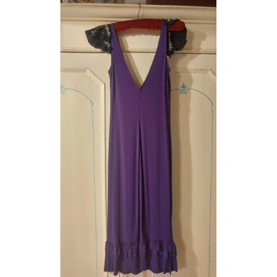 Pre-owned Replay Mid-length Dress In Purple