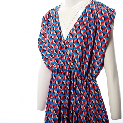 Pre-owned Msgm Multicolour Silk Dress