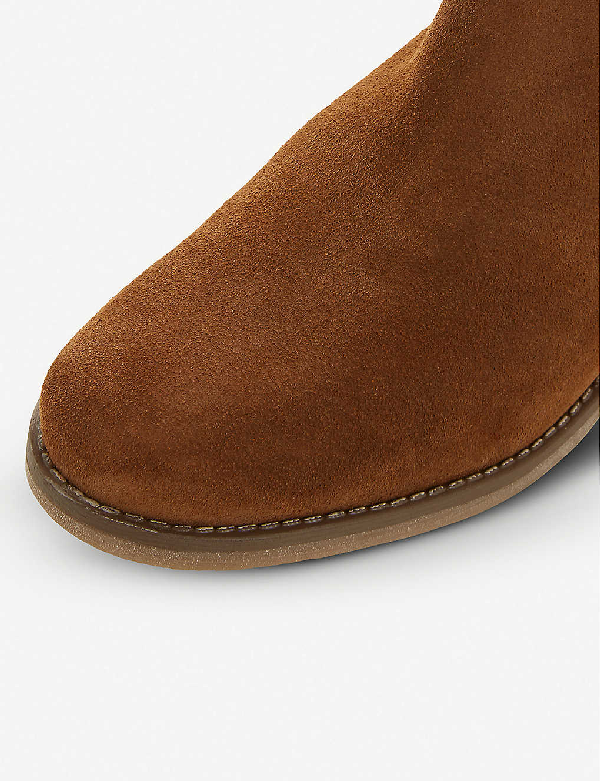 dune prompted suede chelsea boots