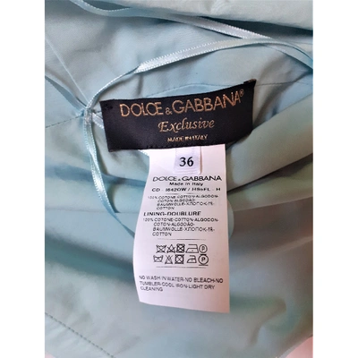 Pre-owned Dolce & Gabbana Jumpsuit In Turquoise