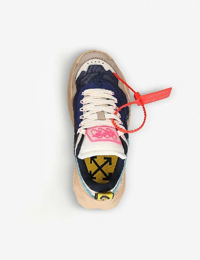 Shop Off-white Odsy-1000 Leather Trainers In N