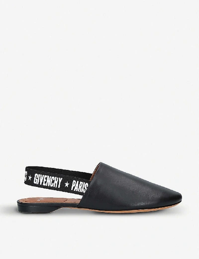 Shop Givenchy Rivington Leather Mules In Black