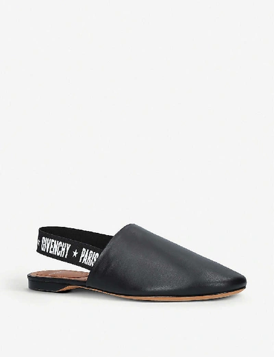 Shop Givenchy Rivington Leather Mules In Black