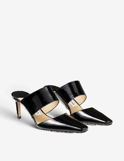 Shop Jimmy Choo Hawke 65 Patent Leather Mules