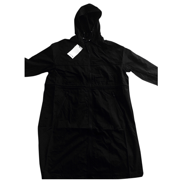 lacoste black coat