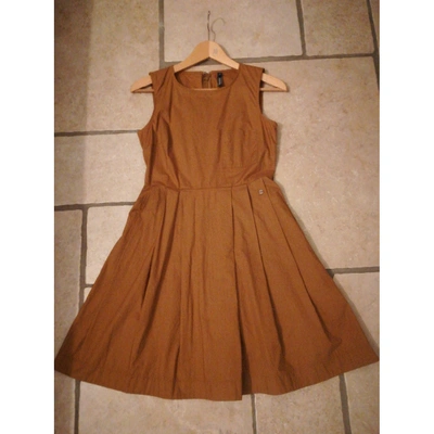 Pre-owned Woolrich Mini Dress In Brown