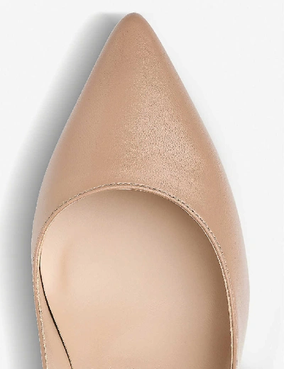 Lk Bennett Floret Pointed Leather Court Shoes In Bei-trench (beige)
