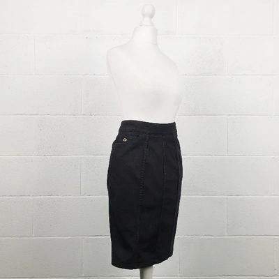 Pre-owned Gucci Grey Denim - Jeans Skirt