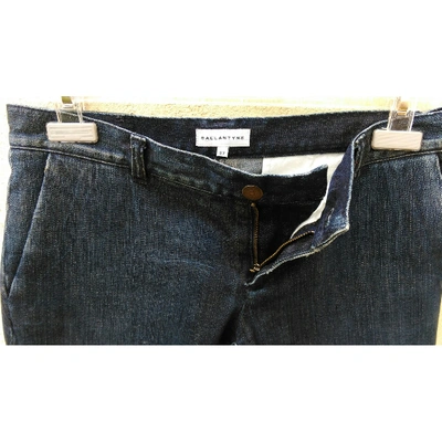 Pre-owned Ballantyne Straight Jeans In Blue