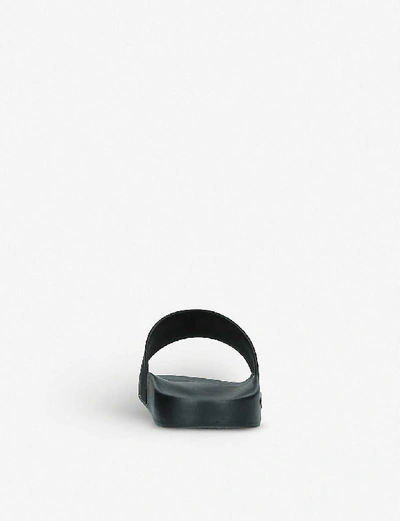 Shop Givenchy Logo-detail Rubber Sliders In Black