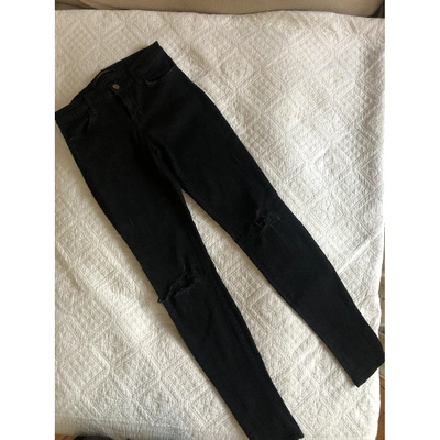 Pre-owned J Brand Slim Pants In Black