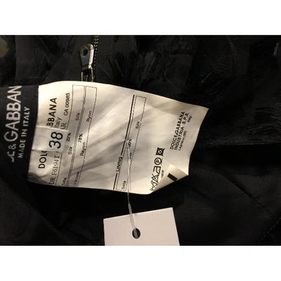 Pre-owned Dolce & Gabbana Mid-length Dress In Black