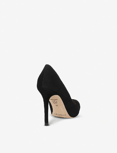 Lk Bennett Fern Suede Courts In Bla-black